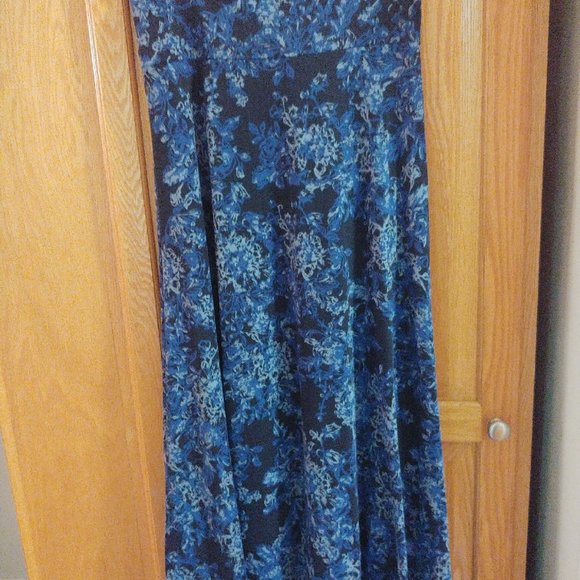 Lularoe Maxi blue floral - Picture 6 of 7
